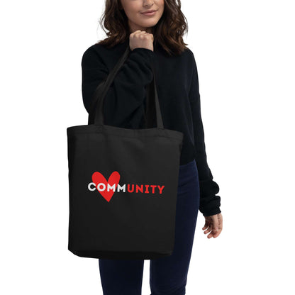 "Love for Community" Eco Tote Bag - Totes - Inspired by Change