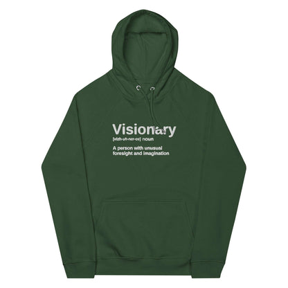 "Visionary" Embroidered Eco Raglan Hoodie - Hoodies - Inspired by Change