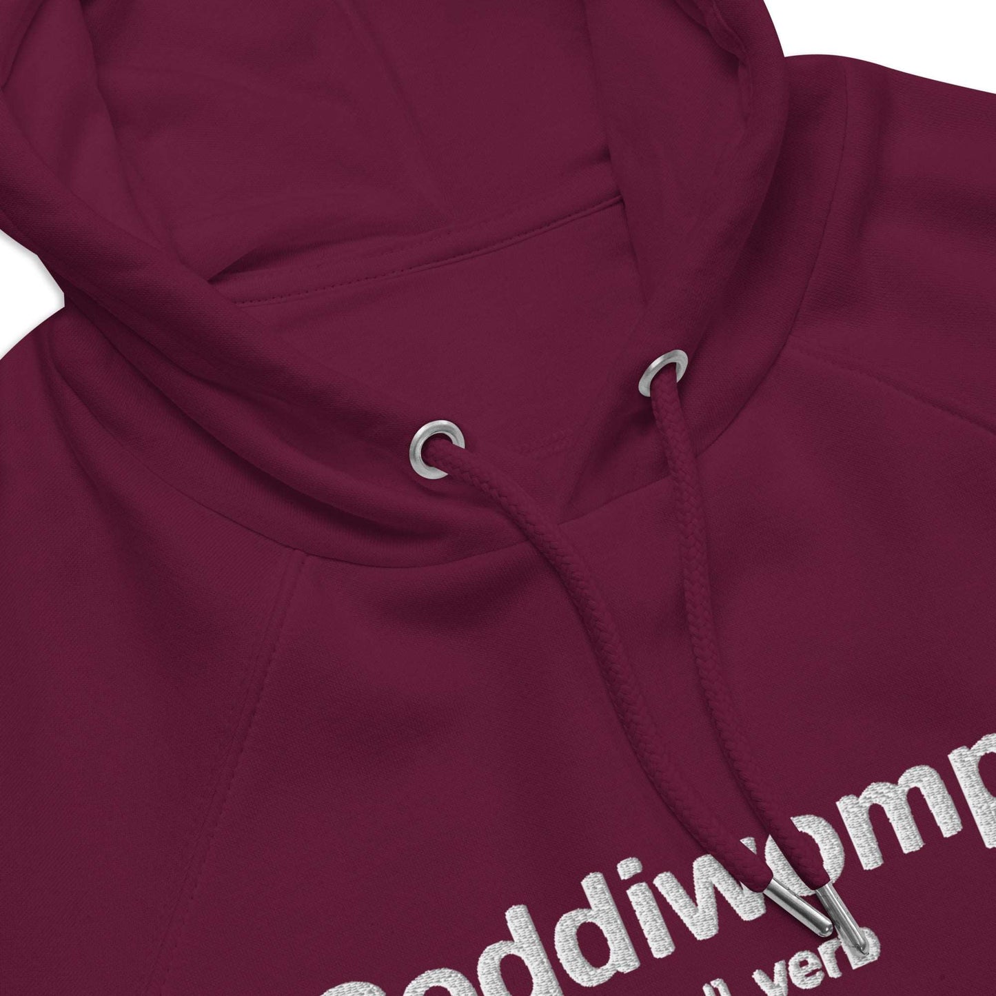 "Coddiwomple" Embroidered Eco Raglan Hoodie - Hoodies - Inspired by Change