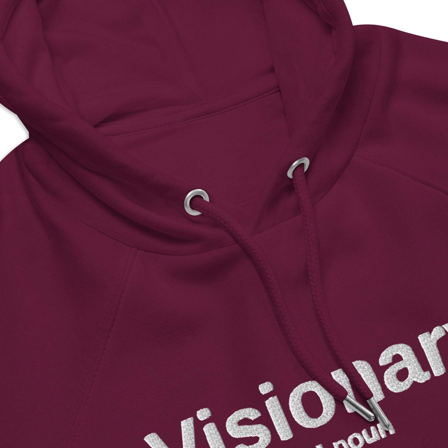 "Visionary" Embroidered Eco Raglan Hoodie - Hoodies - Inspired by Change